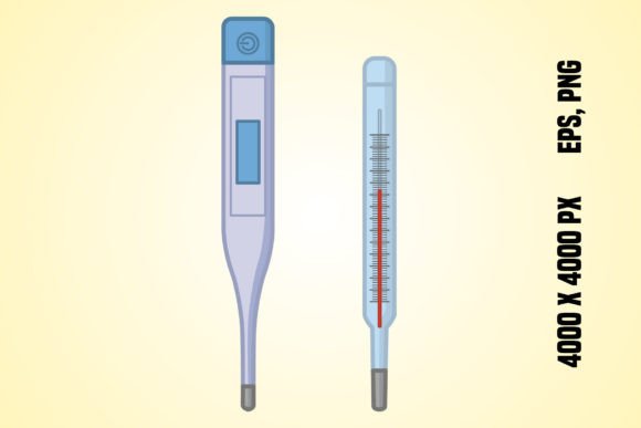 Download Electronic and Mercury Thermometers - Premium Resources