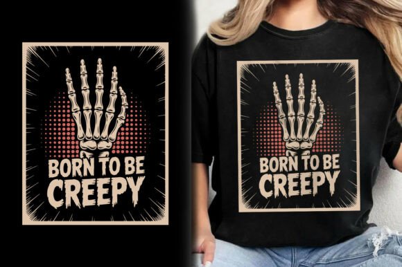 Download Born to Be Creepy Zombie Hand SVG Shirt - Zombie Collection
